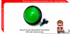 Tombol Acara Kuis Round Convex Illuminated Push Button With LED 100mm-Green