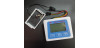 LCD Digital Flow Meter Water Flowmeter Temperature Time Record