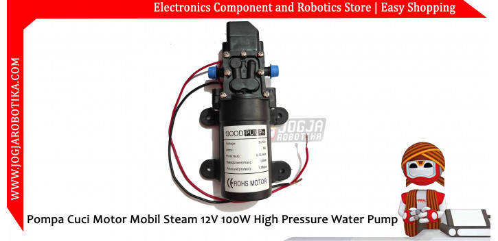 Pompa Cuci Motor Mobil Steam 12V 100W High Pressure Water Pump