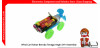 Wind Car DIY Assembly Robot Beroda Tenaga Angin