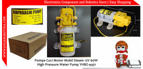 Pompa Cuci Motor Mobil Steam 12V 60W High Pressure Water Pump YHBZ-4451