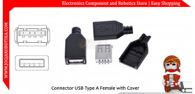 Connector USB Type A Female with Cover