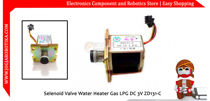 Selenoid Valve Water Heater Gas LPG DC 3V ZD131-C