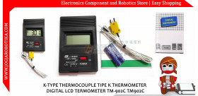 K-TYPE THERMOCOUPLE TIPE K THERMOMETER DIGITAL LCD TERMOMETER TM-902C TM902C