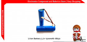 Li-ion Battery 3.7v 1500mAh 18650