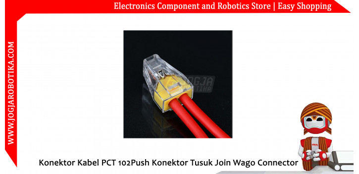 Konektor Kabel PCT 102 PCT102 Push Konektor Tusuk Join Wago Connector