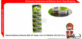 Baterai Battery Remote Bell GP Super 27A 12V Alkaline GP27AF-2IL5