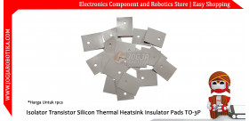 Isolator Transistor Silicon Thermal Heatsink Insulator Pads TO-3P