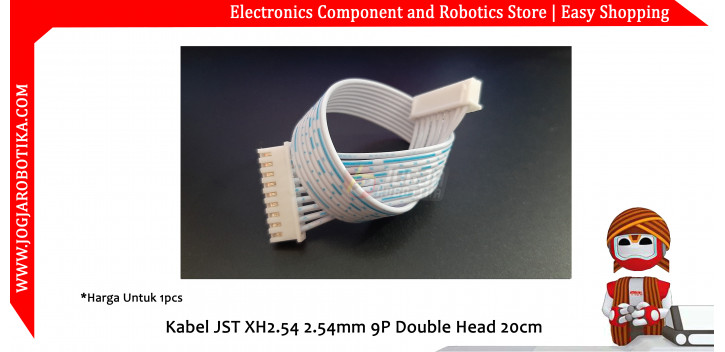 Kabel JST XH2.54 2.54mm 9P Double Head 20cm