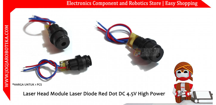 Laser Head Module Laser Diode Red Dot DC 4.5V High Power