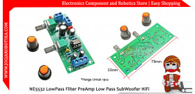 NE5532 LowPass Filter PreAmp Low Pass SubWoofer HiFi
