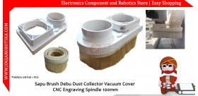 Sapu Brush Debu Dust Collector Vacuum Cover CNC Engraving Spindle 100mm