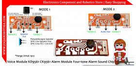 Voice Module KD9561 CK9561 Alarm Module Four-tone Alarm Sound Chip