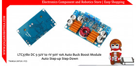 LTC3780 DC 5-32V to 1V-30V 10A Auto Buck Boost Module Auto Step-up Step-Down