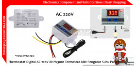 Thermostat Digital AC 220V XH-W3001 Termostat Alat Pengatur Suhu Panas