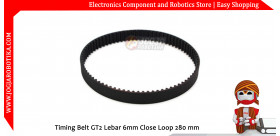 Timing Belt GT2 Lebar 6mm Close Loop 280 mm