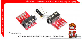TRRS 3.5mm Jack Audio MP3 Stereo to PCB Breakout