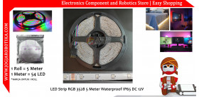 LED Strip RGB 3528 2835 5 Meter Waterproof IP65 DC 12V
