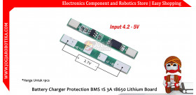 Battery Charger Protection BMS 1S 3A 18650 Lithium Board