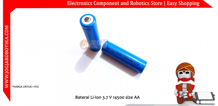 Li-Ion 3.7 V 14500 AA Size