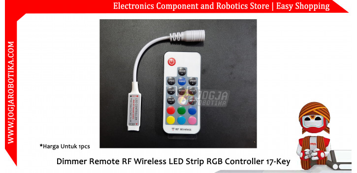 Dimmer Remote RF Wireless LED Strip RGB Controller 17-Key