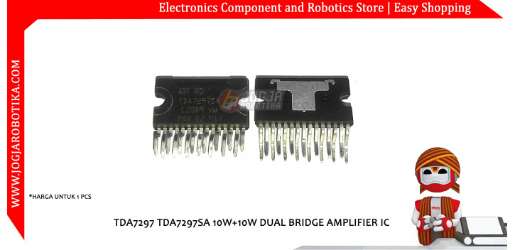 TDA7297 TDA7297SA 10W+10W DUAL BRIDGE AMPLIFIER IC