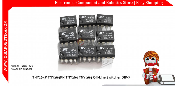 TNY264P TNY264PN TNY264 TNY 264 Off-Line Switcher DIP-7