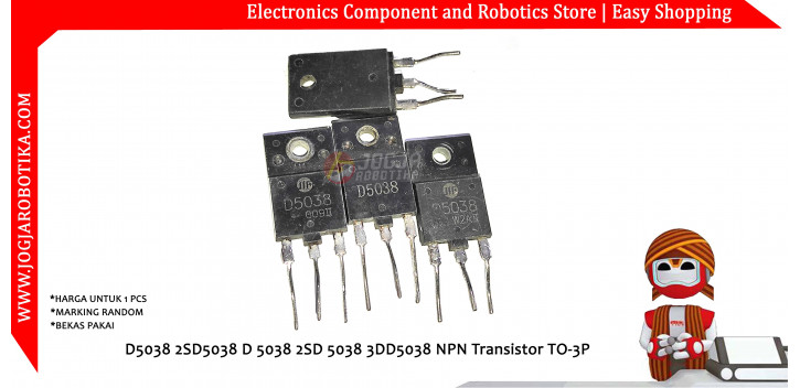 D5038 2SD5038 D 5038 2SD 5038 3DD5038 NPN Transistor TO-3P