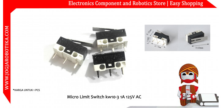 Micro Limit Switch kw10-3 1A 125V AC