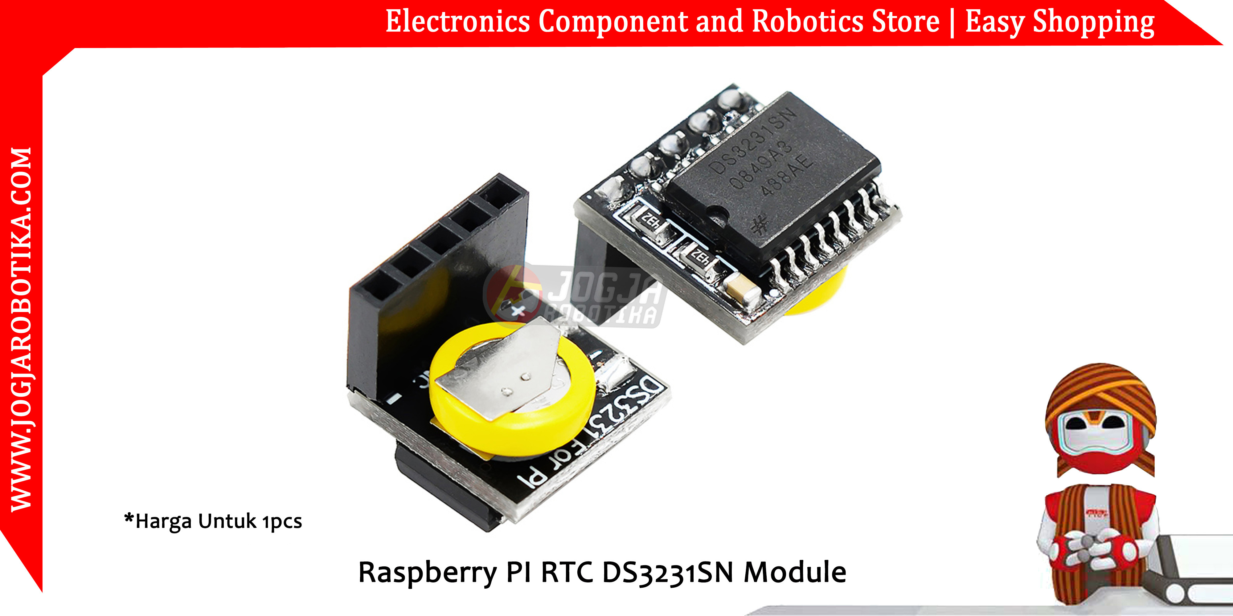 Jual Raspberry Pi RTC DS3231SN Module