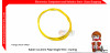 Kabel 1x0.6mm Pejal Single Wire - Kuning