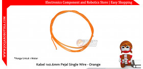 Kabel 1x0.6mm Pejal Single Wire - Orange