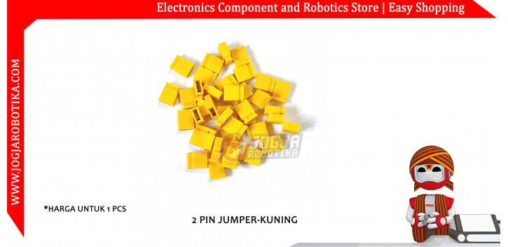 2 Pin Jumper-Kuning