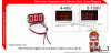 MINI VOLTMETER DIGITAL DC 4-30V 0-100V 3 DIGIT 0.36 INCH - MERAH