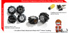 1 Set 48mm Plastic Mecanum Wheel with TT Motor Coupling