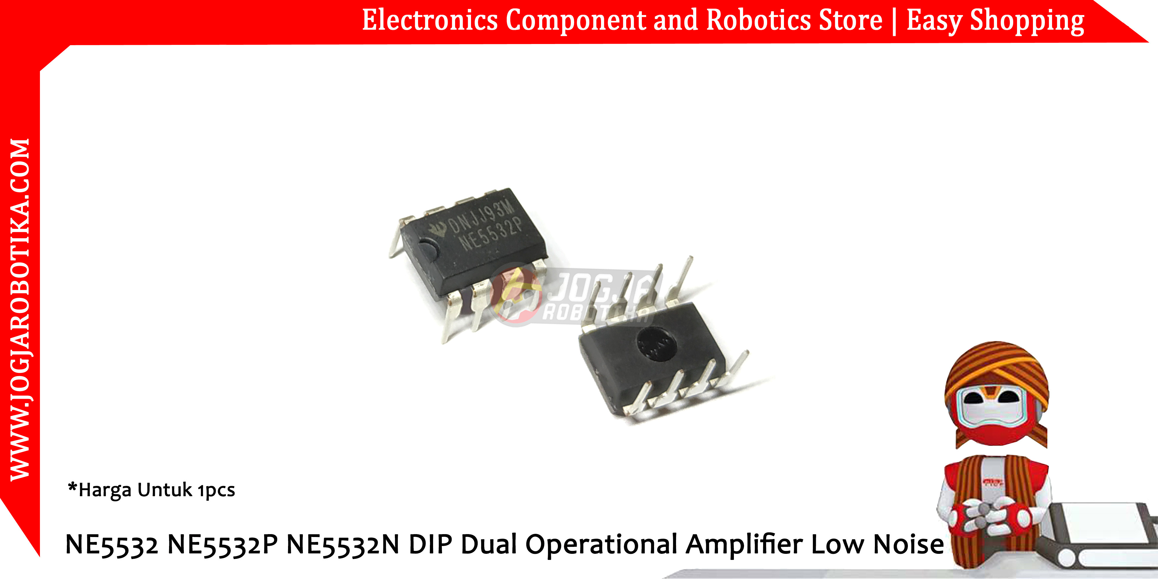 NE5532 NE5532P NE5532N DIP Dual Operational Amplifier Low Noise