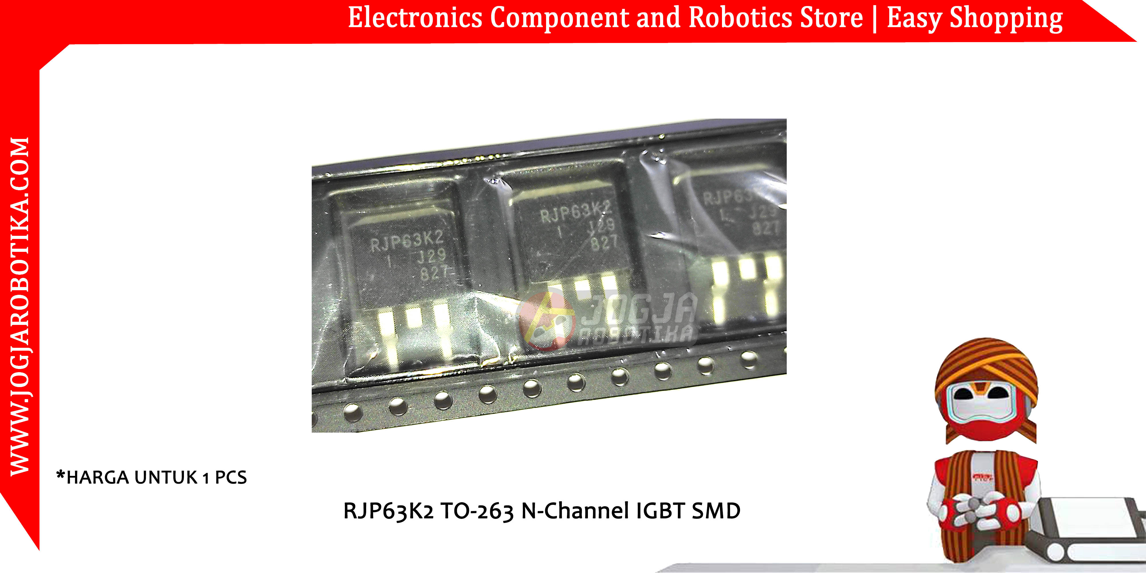 RJP63K2 TO-263 N-Channel IGBT SMD