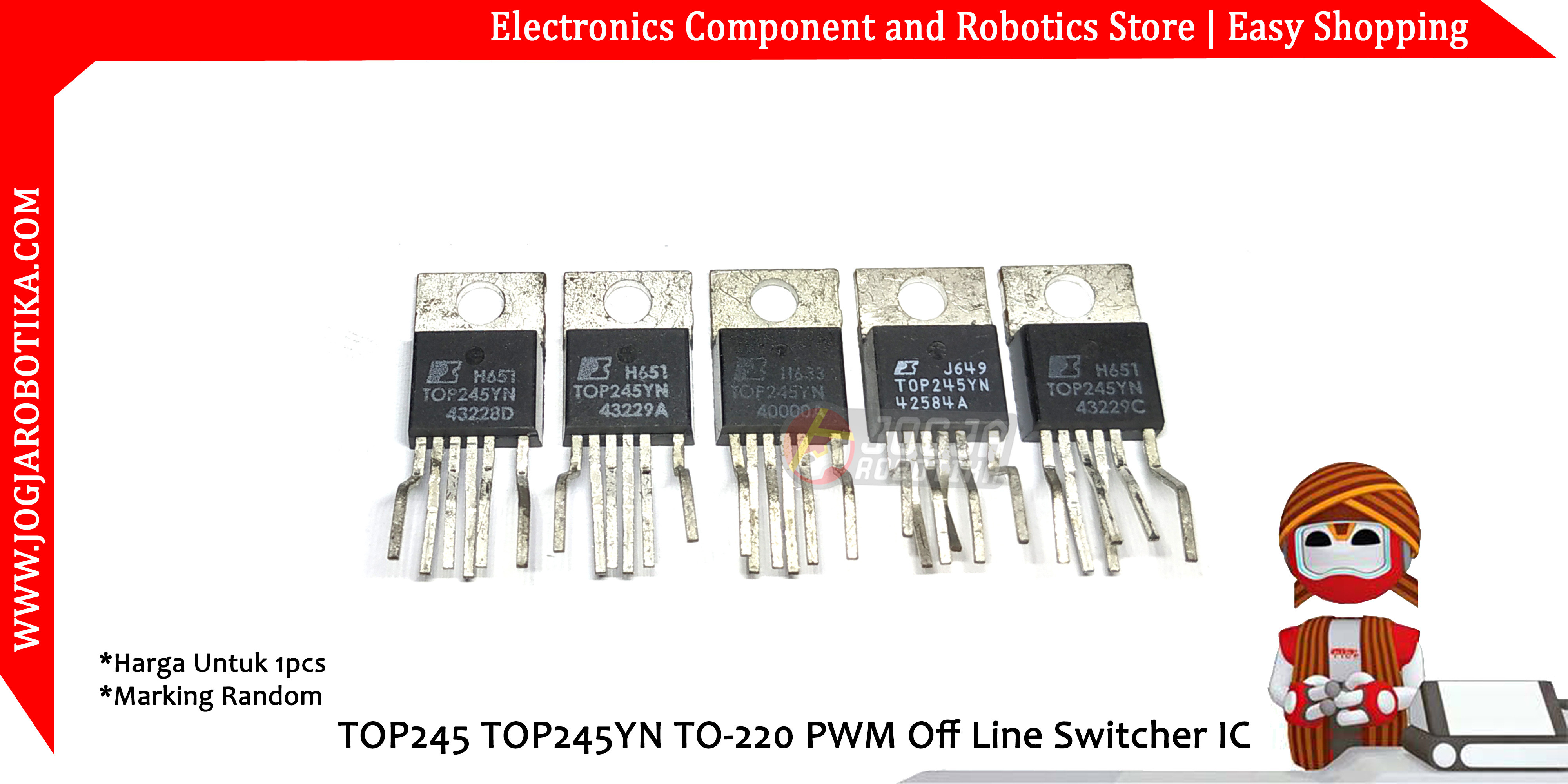 TOP245 TOP245YN TO-220 PWM Off Line Switcher IC