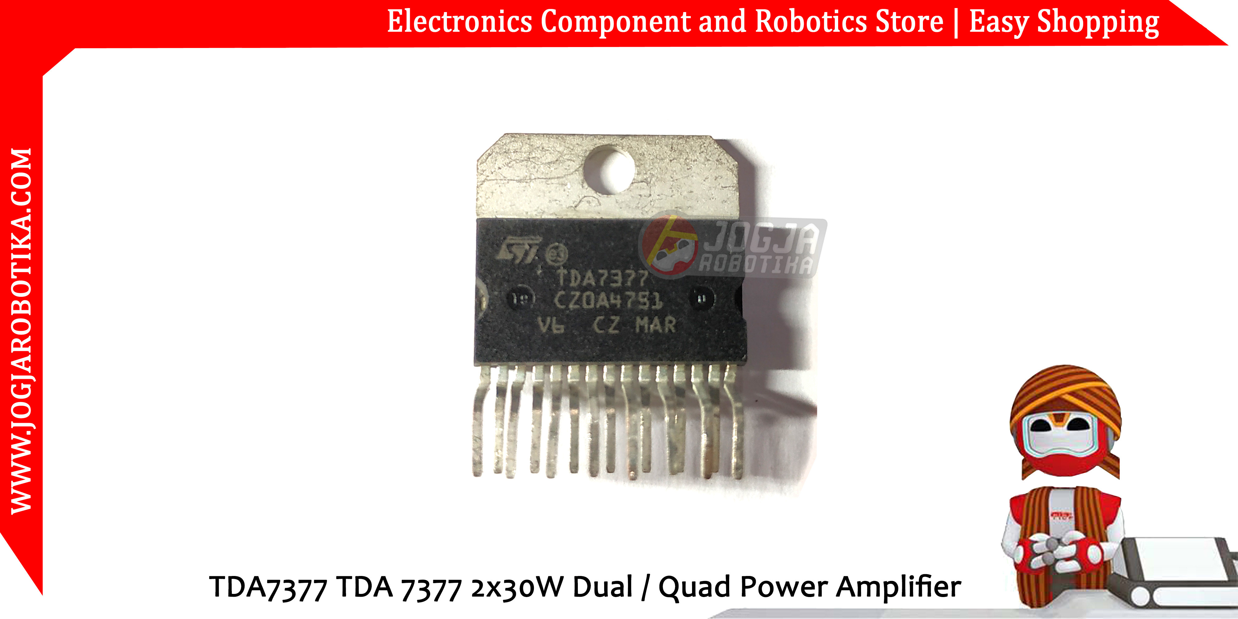 TDA7377 TDA 7377 2x30W Dual / Quad Power Amplifier