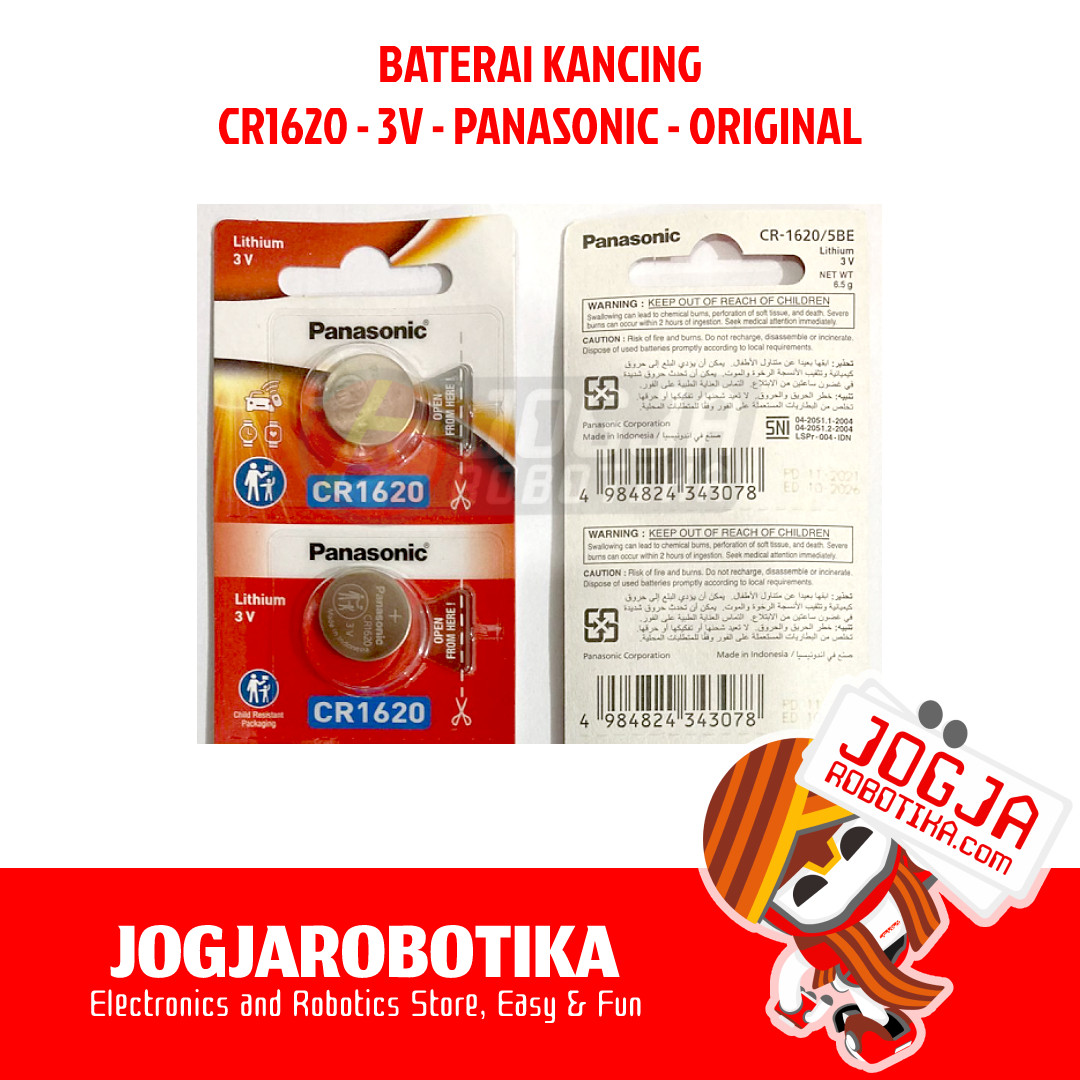 Battery Lithium 3V CR1620 Panasonic