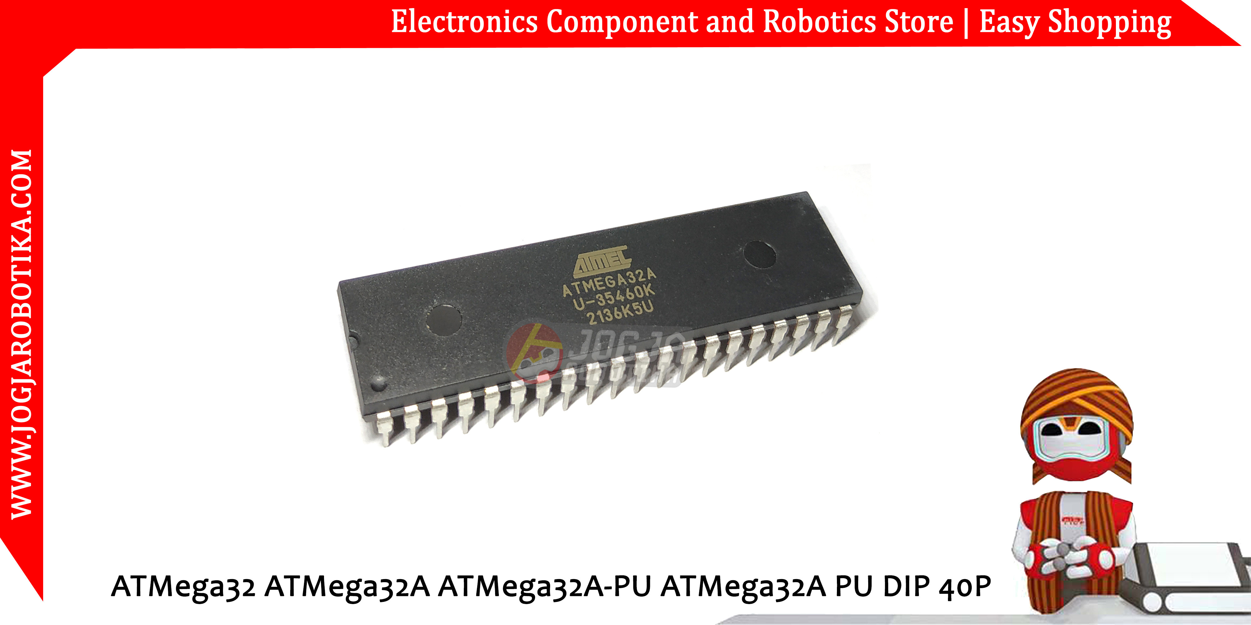 ATMega32 ATMega32A ATMega32A-PU ATMega32A PU DIP 40P