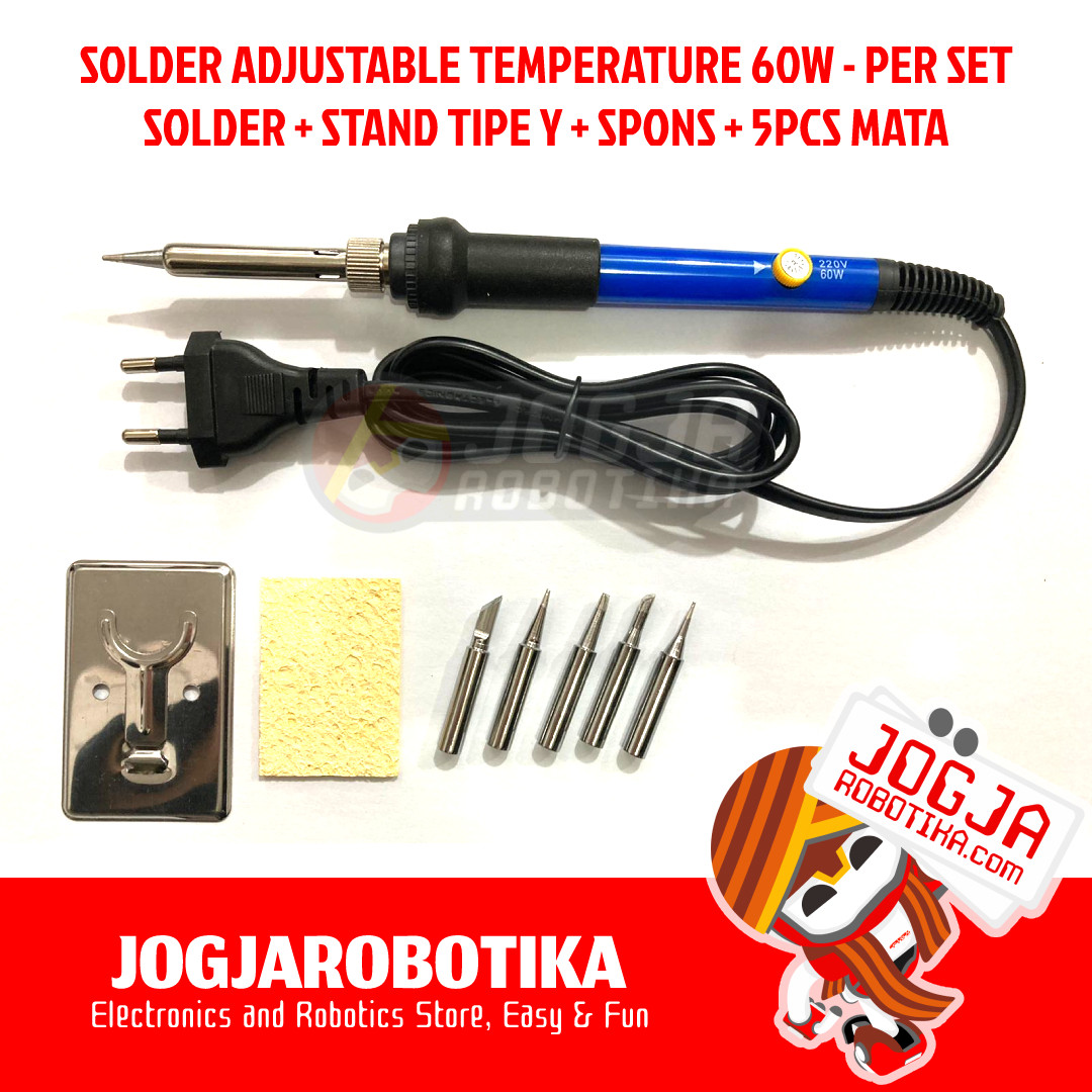 Solder Iron Tools 933 Adjustable Temperature 200-450°C 60W Set 14 in 1