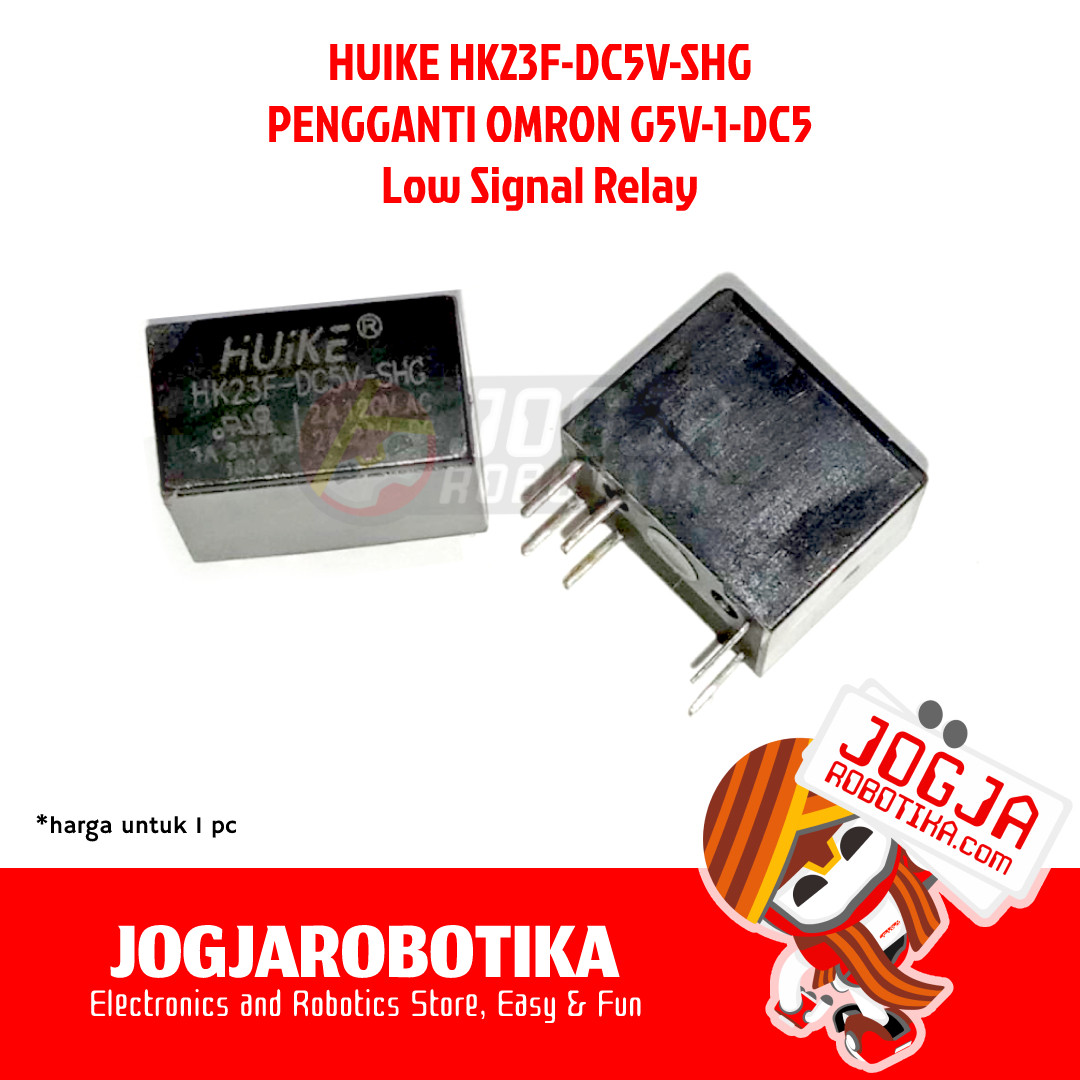 RELAY HUIKE HK23F-DC5V-SHG PENGGANTI OMRON G5V-1-DC5 LOW SIGNAL RELAY