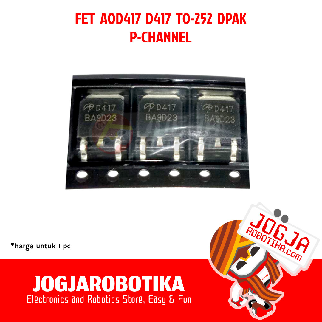 AOD417 AOD 417 D417 FET P-CHANNEL SMD TO-252 DPAK