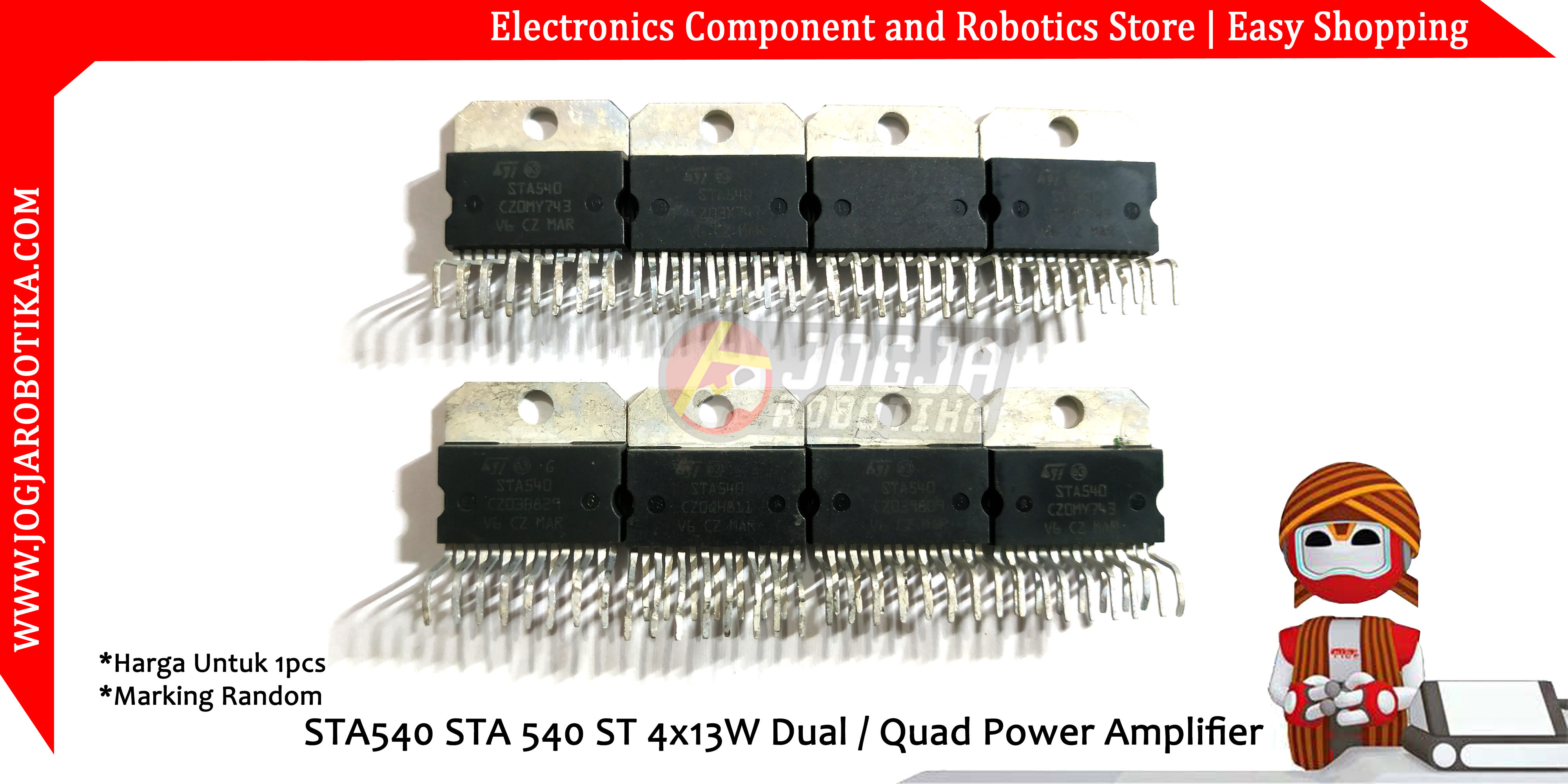 STA540 STA 540 ST 4x13W Dual / Quad Power Amplifier