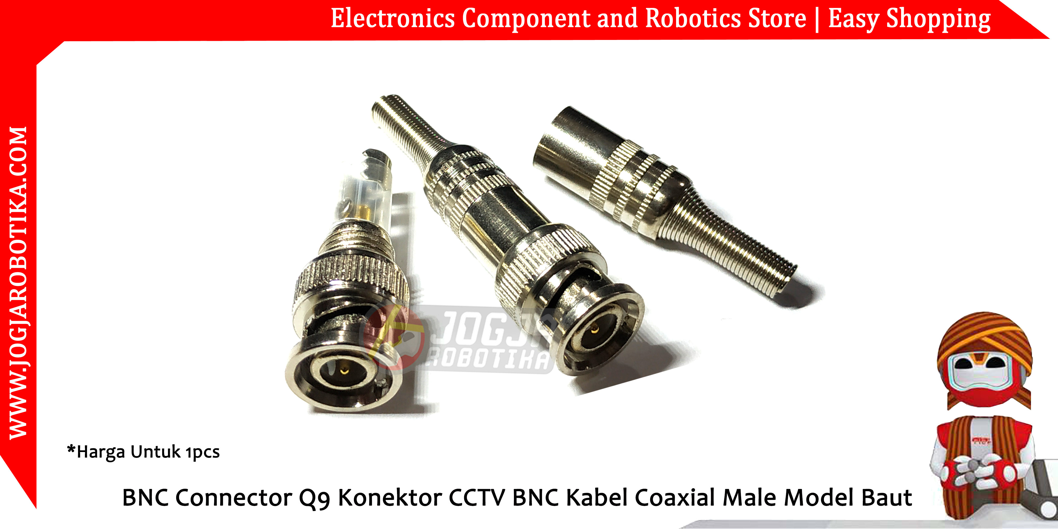 BNC Connector Q9 Konektor CCTV