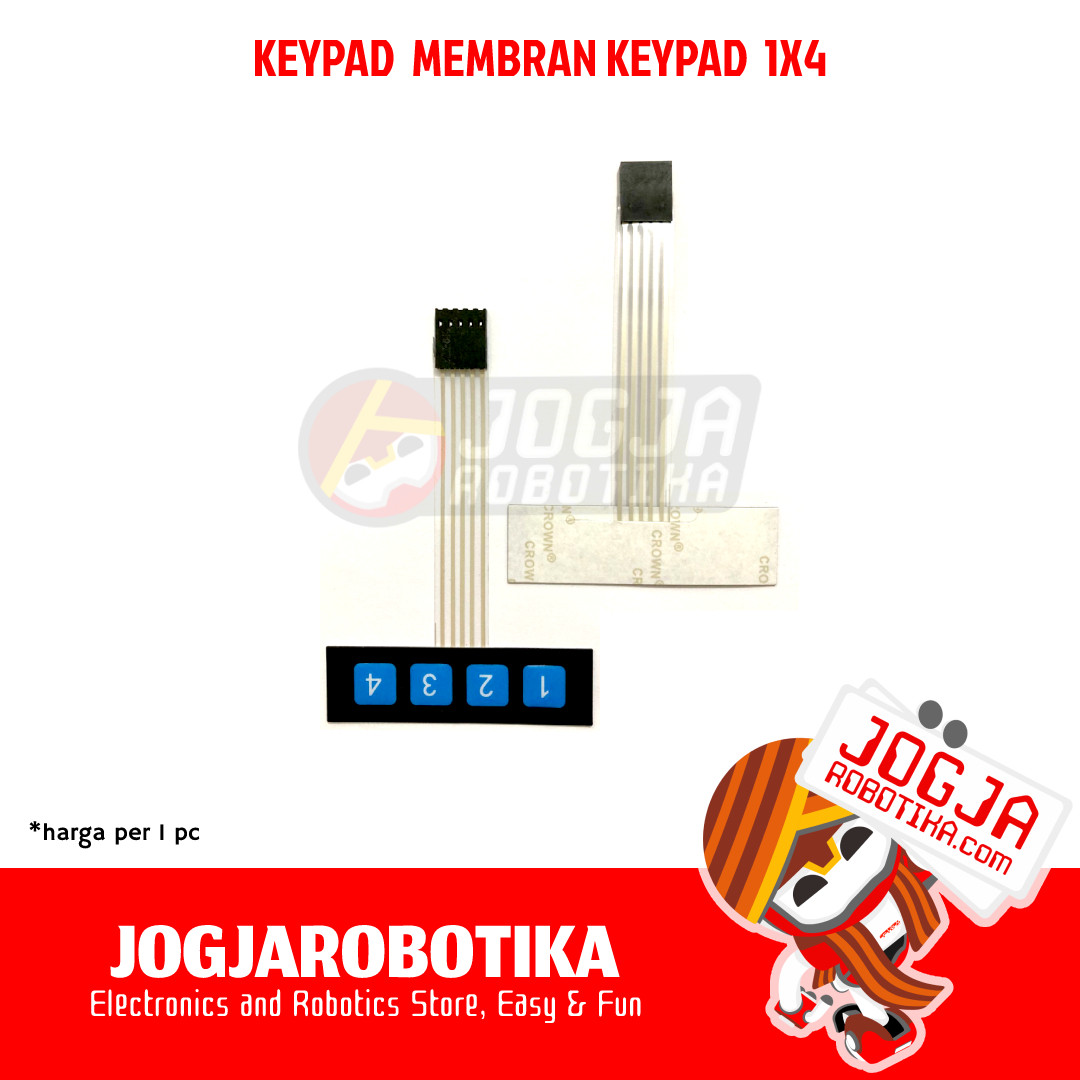 1x4 Matix Keypad Membran