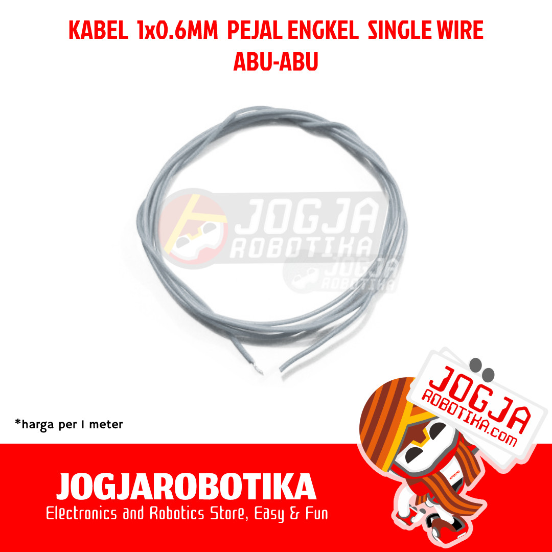 Kabel 1x0.6mm Pejal Single Wire - Hitam