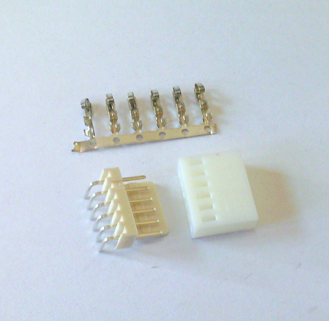White Housing 6 Pin tipe L