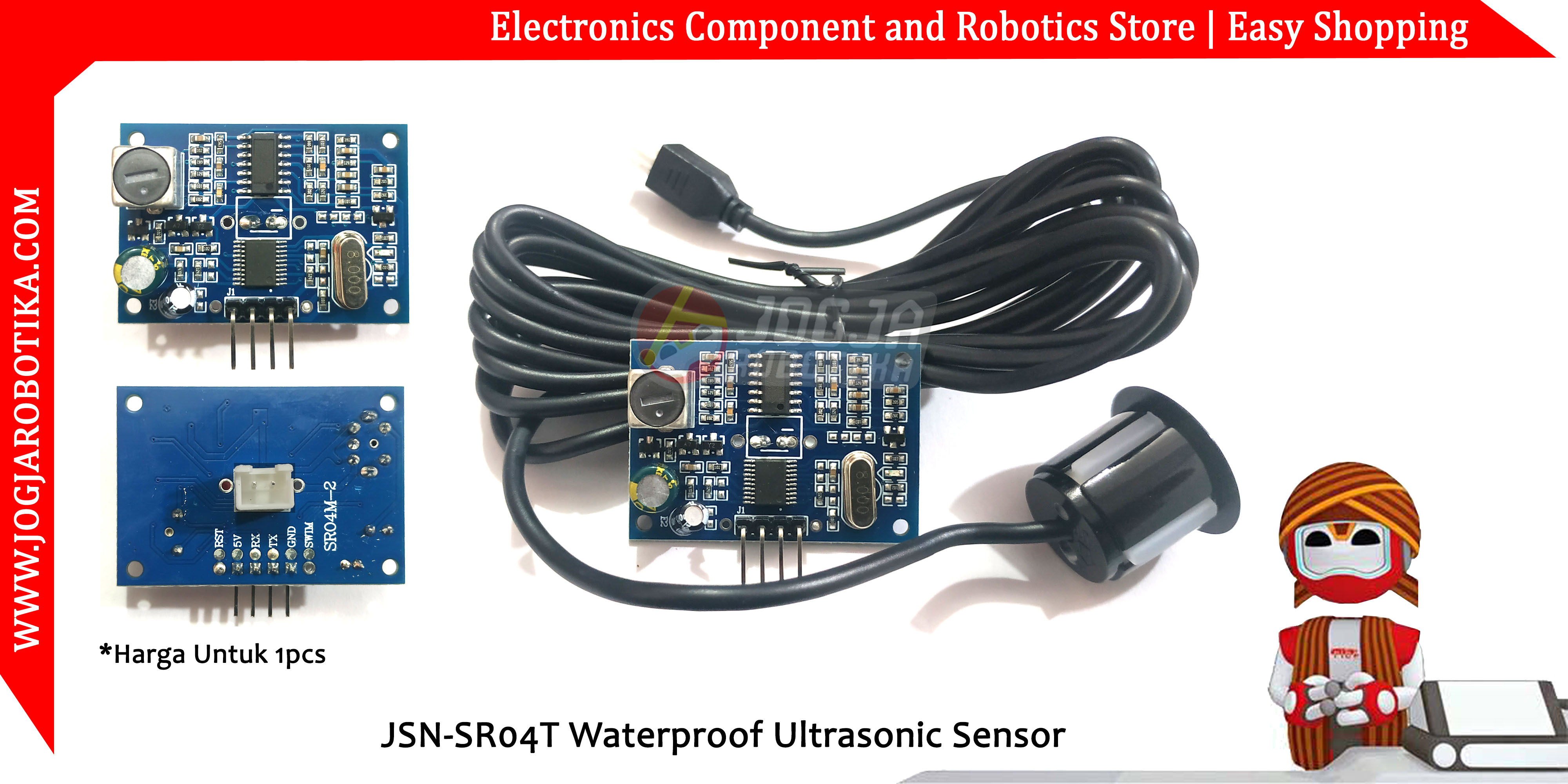 JSN-SR04T Waterproof  Ultrasonic Sensor